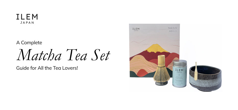 matcha tea set for tea lovers with matcha accessories
