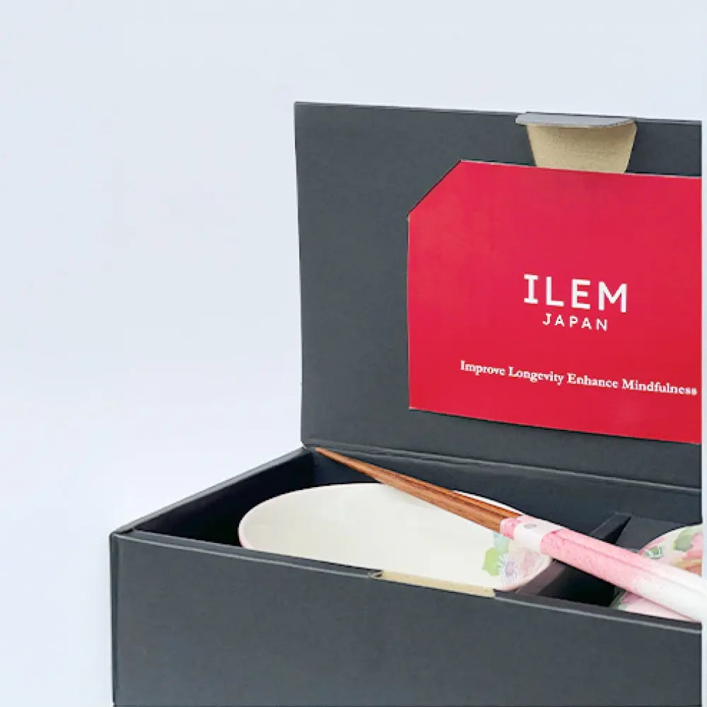 Japanese Bowl, Cup & Chopstick Set