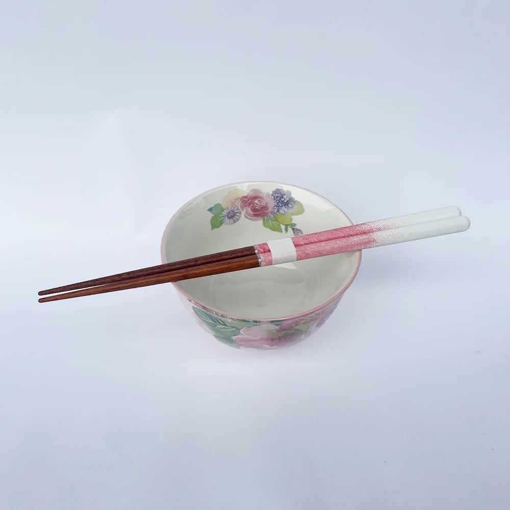 Japanese Bowl, Cup & Chopstick Set