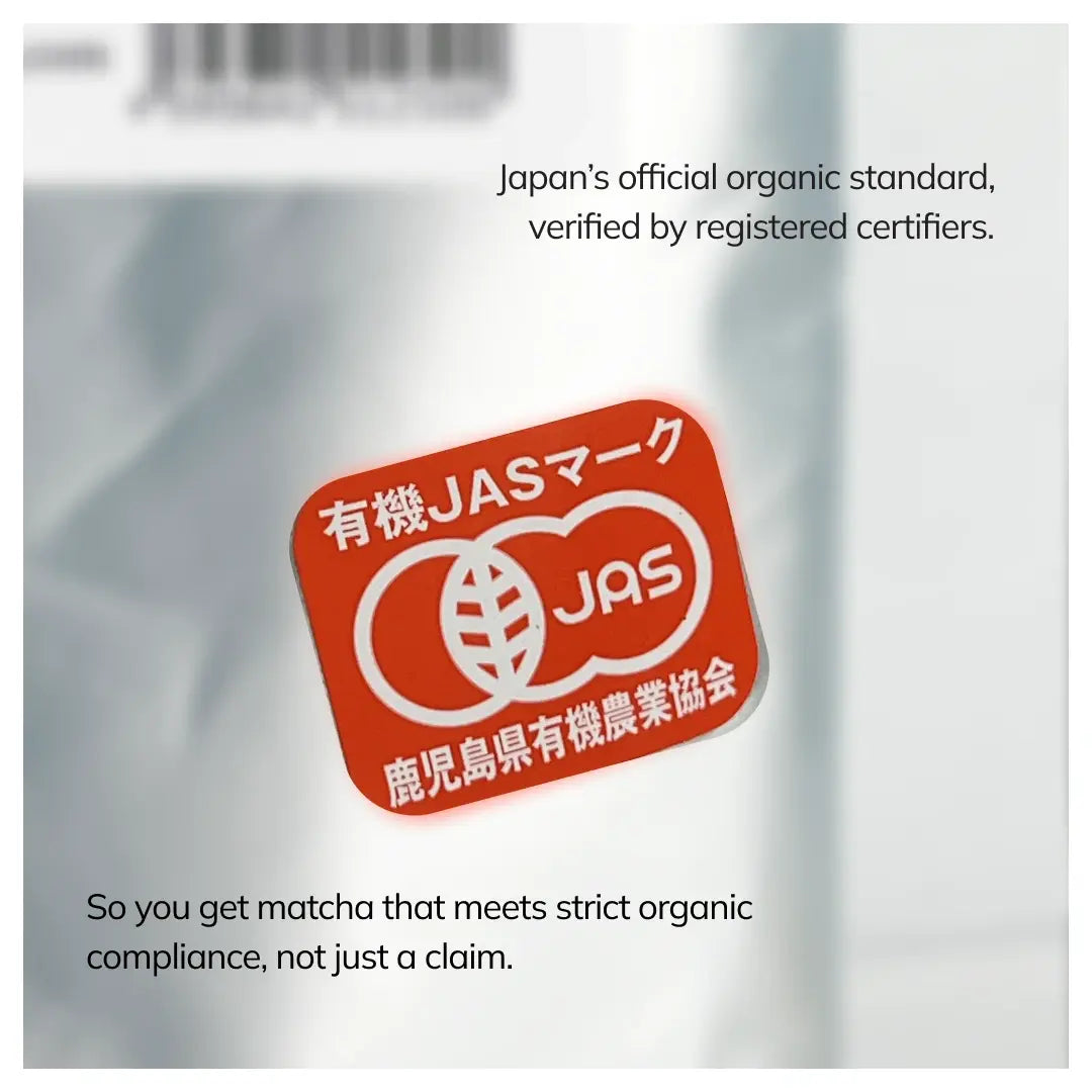 matcha japanese tea JAS