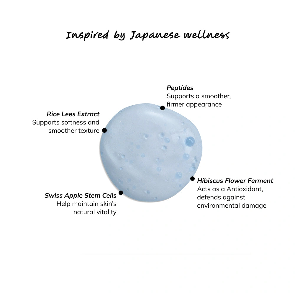 japanese serum renewal serum with peptides and plant based retinol serum