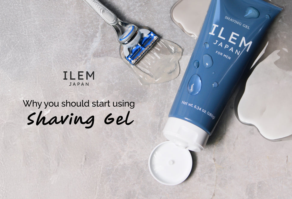 transparent shaving gel ideal for sensitive skin