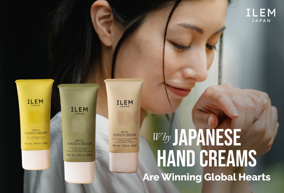 Japanese hand creams by ILEM JAPAN