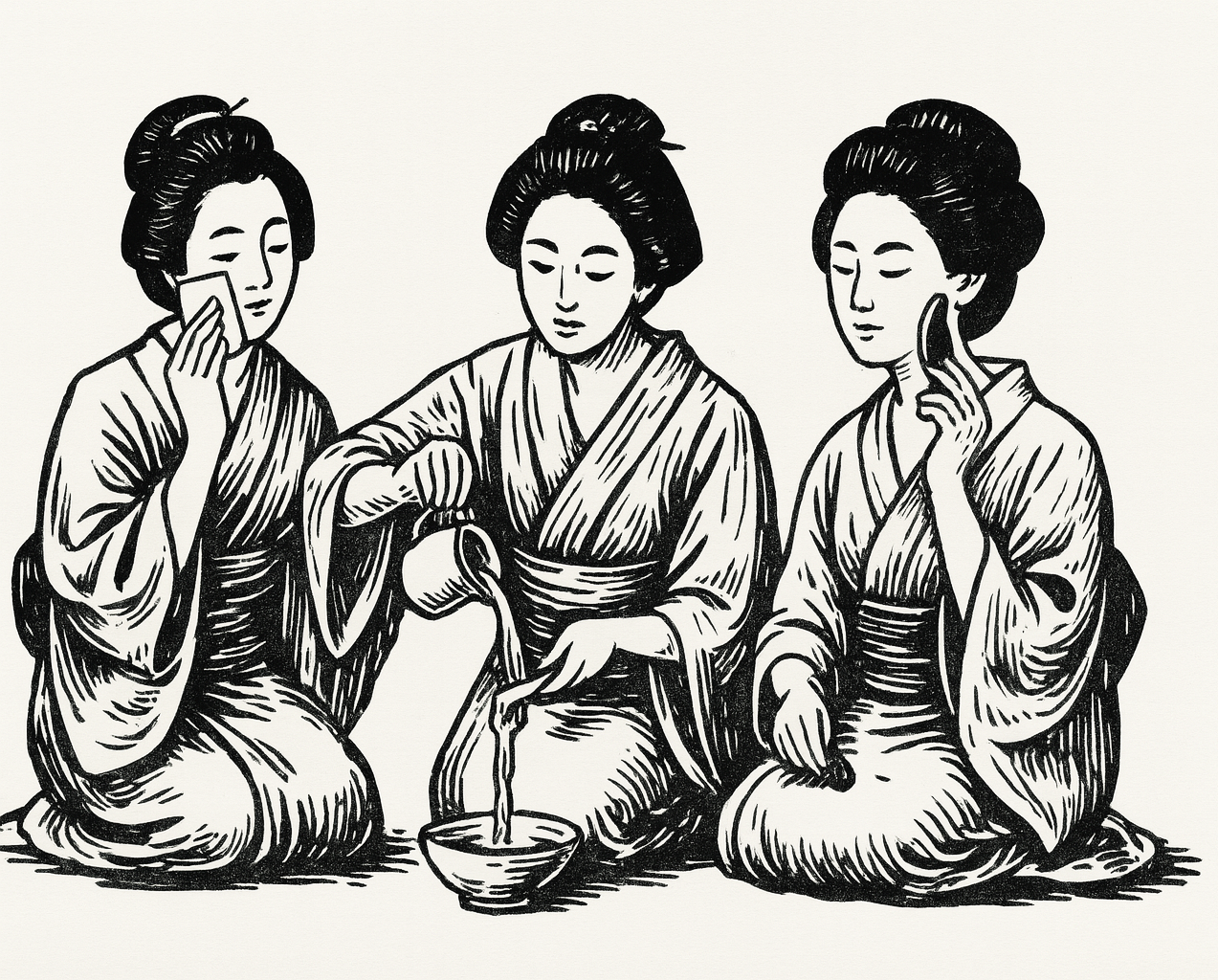geishas in japanese beauty tradition