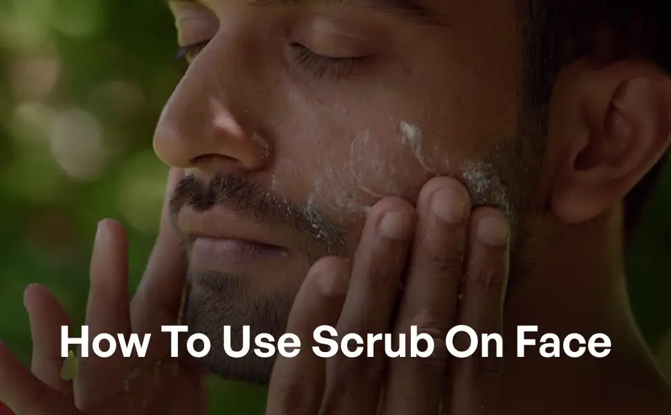 how to use face scrub