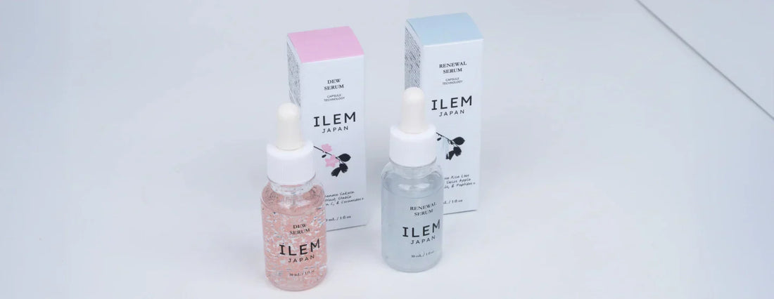  ILEM JAPAN capsule technology face serum suitable for all skin types  dry oily sensitive combination