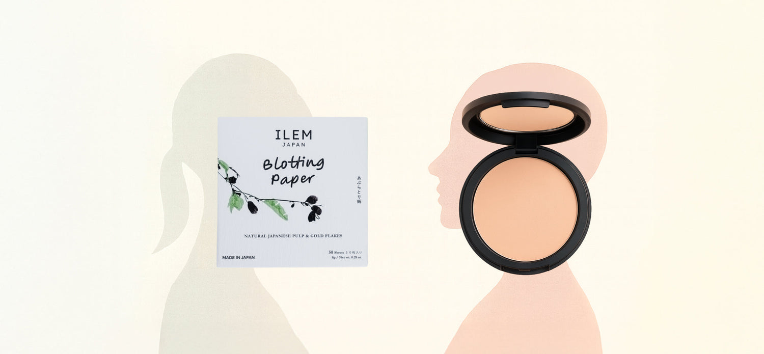 blotting paper vs compact powder for oily skin shine control