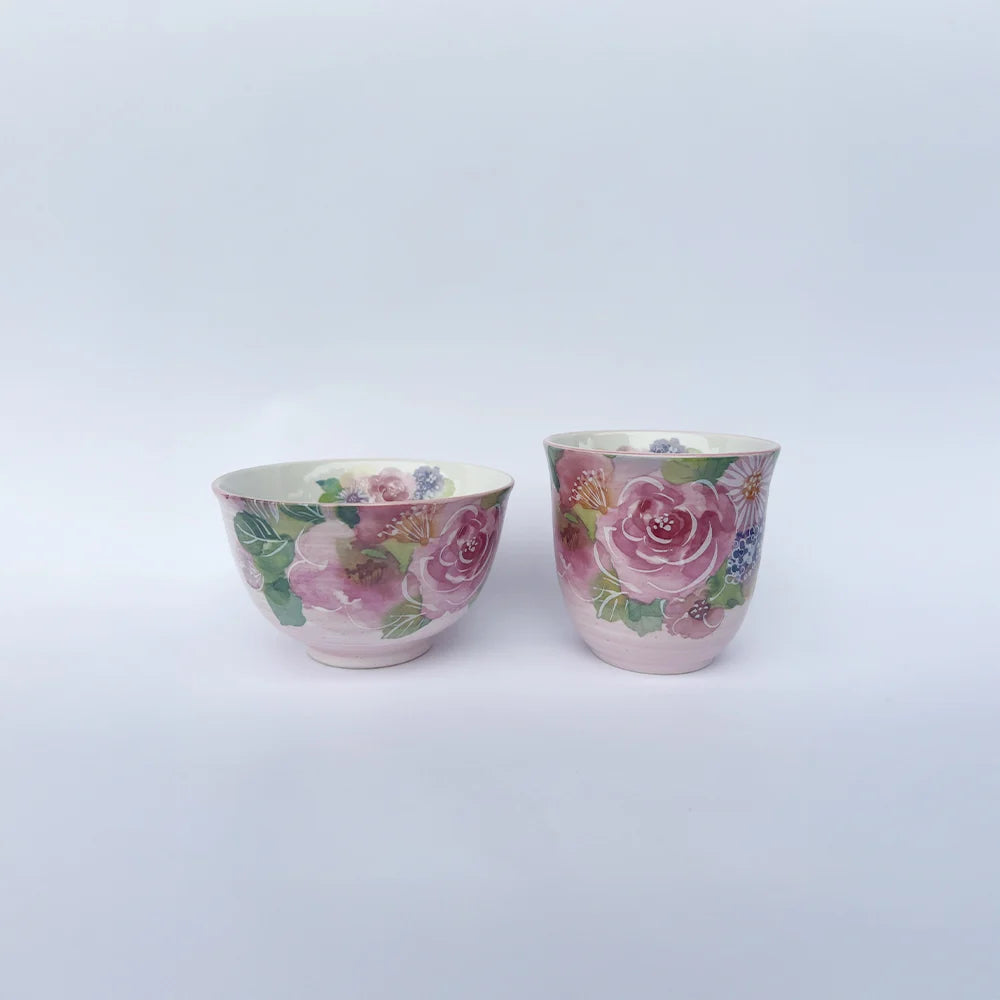 Japanese Bowl, Cup &amp; Chopstick Set