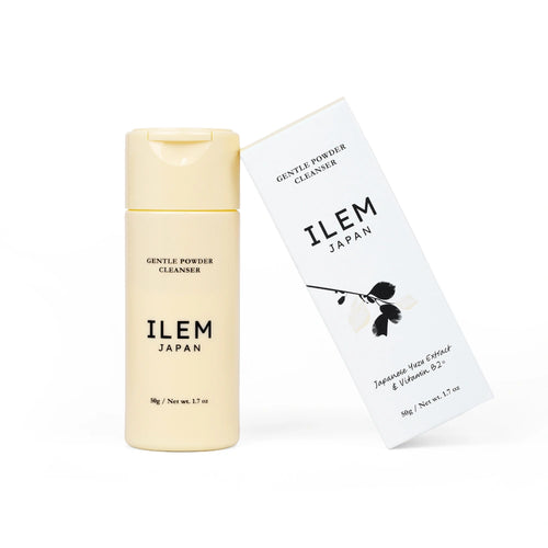 ILEM Gentle Powder Cleanser with Vitamin E for soft balanced skin