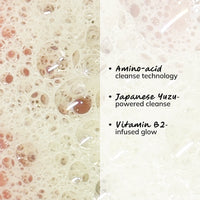 Amino acid powder cleanser with stable Vitamin E for daily face cleansing