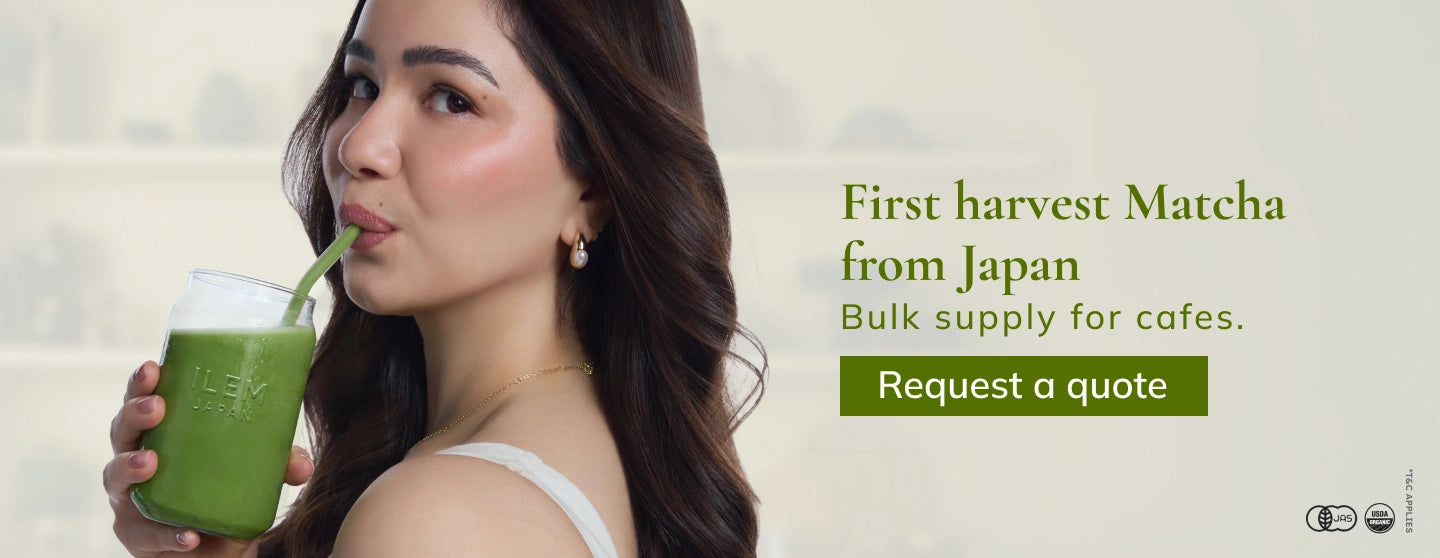 Request a quote for wholesale matcha