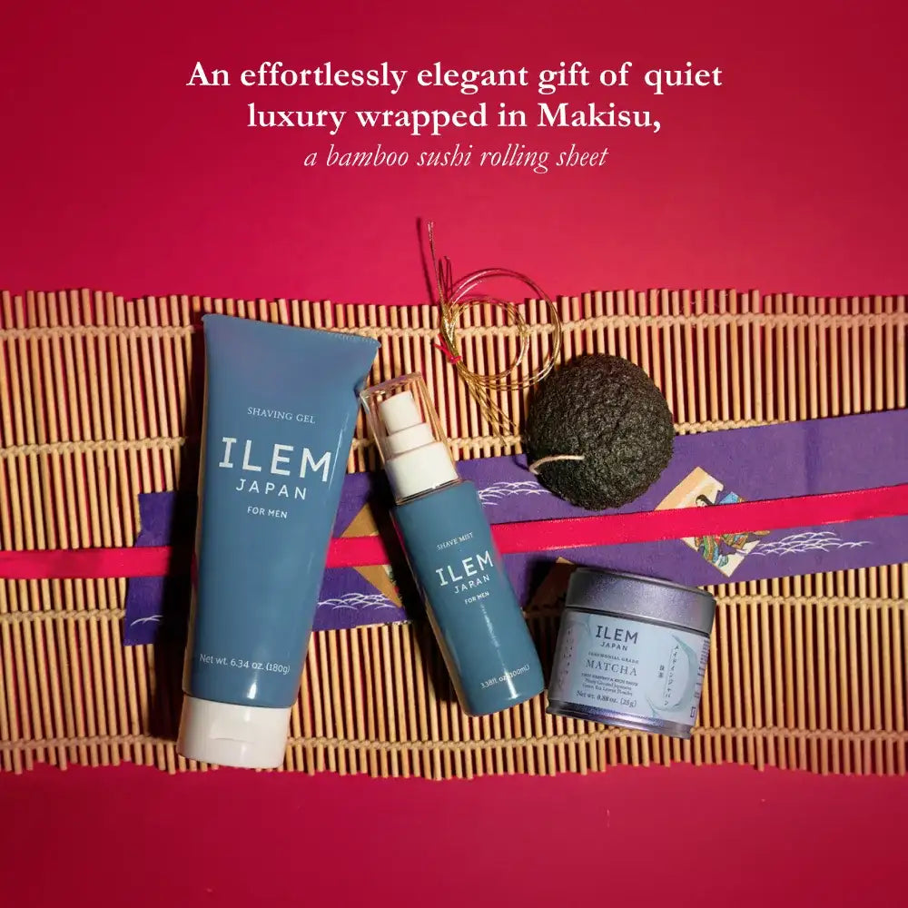best green tea gift box &amp; charcoal face sponge

