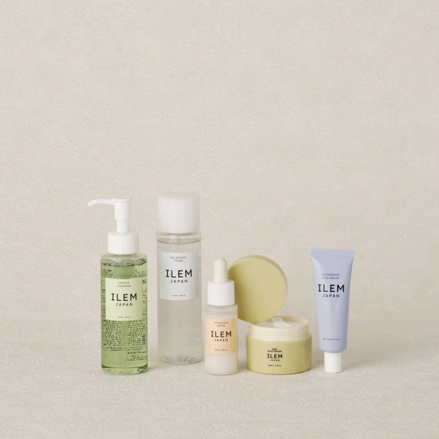 morning skin care routine from ILEM JAPAN