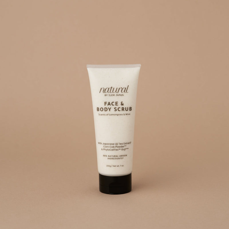 face and body scrub from ILEM JAPAN
